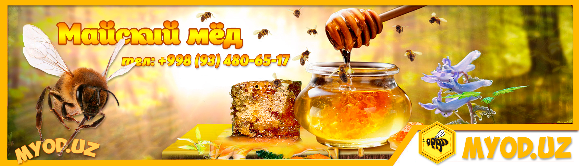 Майский мёд в Ташкенте